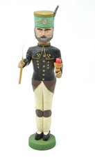 ANTIKER Kerzenleuchter BERGMANN geschnitzter Leuchter Berghäuer Erzgebirge 40cm