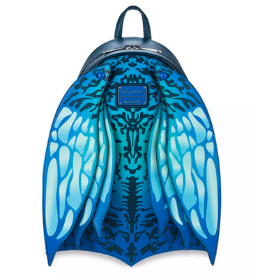 Avatar Pandora Teal and Purple Canvas Cinch Knapsack Backpack Brand New With Tag Disney Parks Walt Disney World Pandora The World of Avatar  main image 3