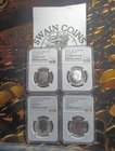 2014 50C Kennedy Silver 4 Coin Set 50 Anniversary NGC SP69 PF69 RP69 SP69 Enhan