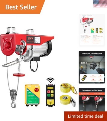 1320lbs Wireless Electric Winch   Perfect Companion for Heavy-Duty Lifting Tasks