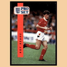Roy Keane Rookie #175 1990 Pro Set Nottingham Forest Soccer Card NM. rookie card picture