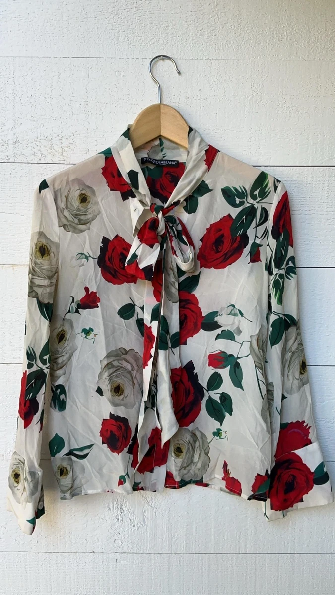 Dolce&Gabbana Silk Red Tops for Women for sale | eBay