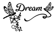 Dragonfly Dream Vinyl Decal Bumper Sticker Car Truck Window Mirror Art Crafts