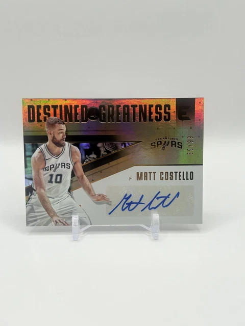 2018 Panini Destined for Greatness Signatures Matt Costello Auto /99 RC