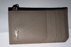 YSL SAINT LAURENT  NEW Logo Appliquéd Pebble Grain Leather  — photo 3