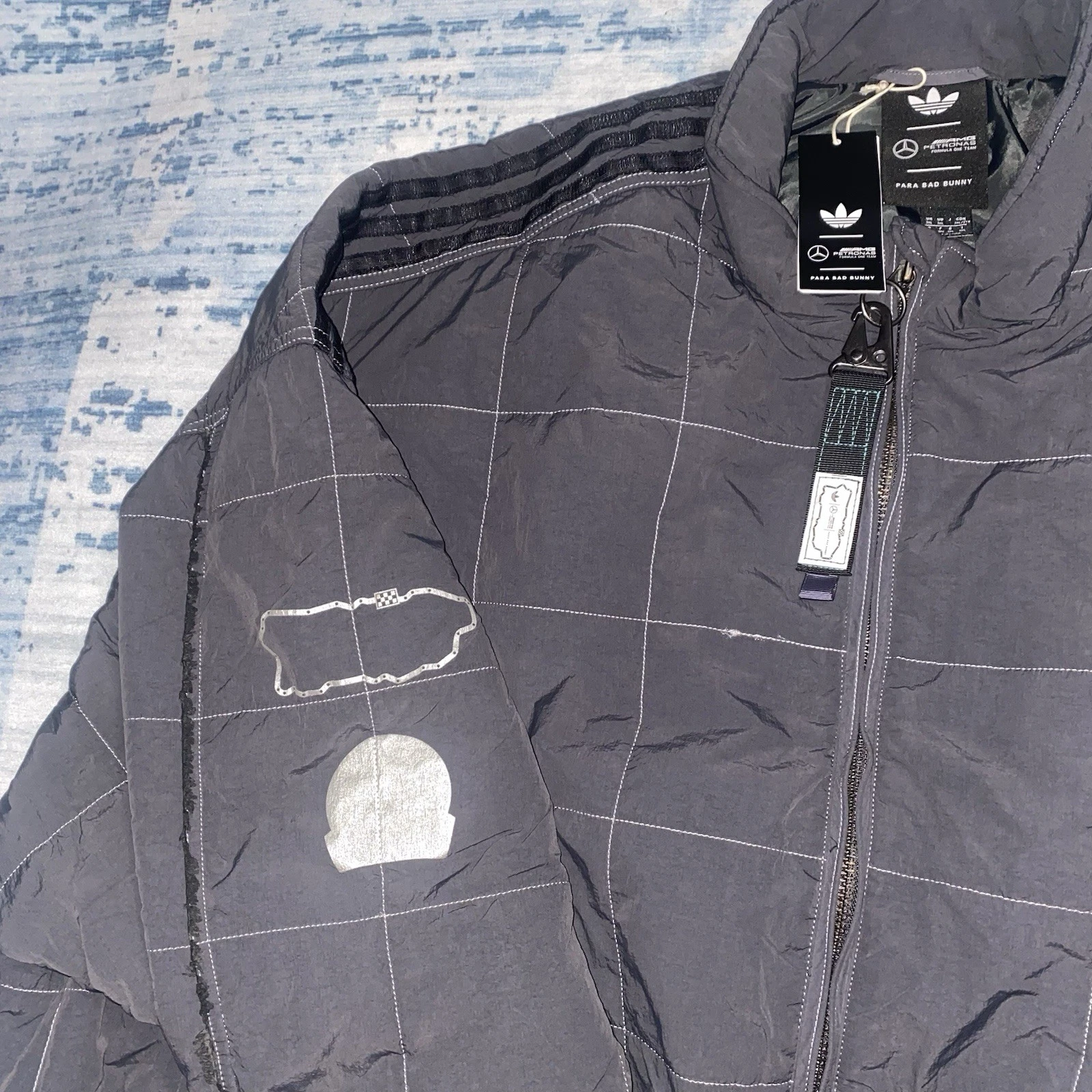 Adidas Para Bad Bunny x Mercedes-AMG Racing Jacket Size 3XL  KH4143  Petronas F1 image 3