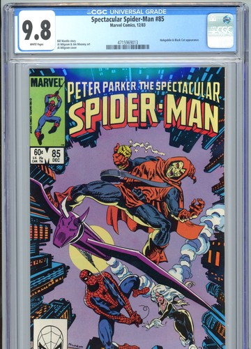 Spectacular Spider-Man #85 CGC 9.8 White Pages Hobgoblin Marvel Comics 1983