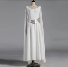 Princess Leia Fancy Dress Outfit Cosplay Costume