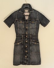Current/Elliott Blue Denim Shirt Dress Size 2...