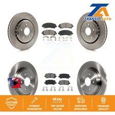 Disc Brake Rotors And Semi-Metallic Pads Front Rear Kit For 2015-2020 Acura TLX