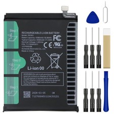 For T-Mobile Revvl 6 5G / Revvl 6X 5G Replacement Battery RE001 4500mAh