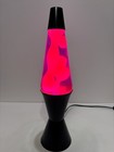 2002 Lava Lite Model 8404 Midnight Series Lava Lamp - Pink / White