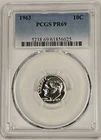 1963 Roosevelt Dime PR69 PCGS
