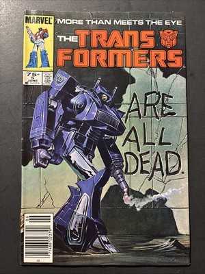 The Transformers #5 Newsstand Variant Marvel Comics August 1989 Qty Available JL