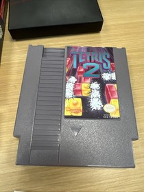 Tetris 2 NES Complete Manual Dust Case Game Box