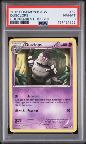 Dusclops graded PSA 8 for sale on eBay