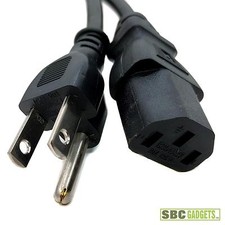 Lenovo LCD TV Monitor Computer Printer AC Replacement 3 Prong Power Cord Cable
