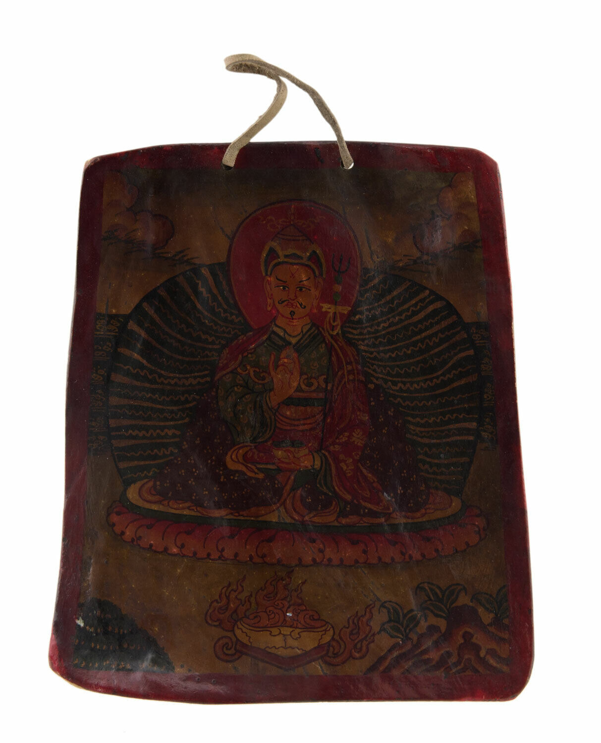 Gourou Rinpoché Tsakli tibétain peinture fait main Bodhisattva Thangka 791 Nieuwe versie, beperkte verkoop