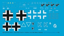Peddinghaus Decals 1/32 3752 HS 129 B-1 W.Nr. 0166 5./Sch.G 1 Eastern Front June