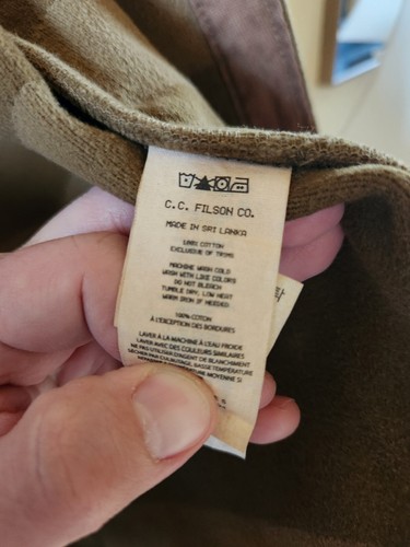 Filson Beartooth Jac Shirt Marsh Olive Blanket Stripe - XL - NWT - Picture 8 of 12