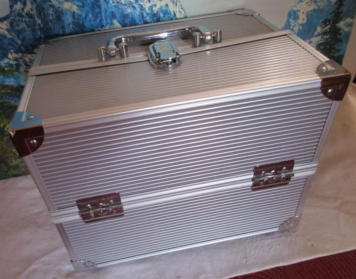 Creative Options Storage Case Organizer w 4 Fold Out Trays 11.25