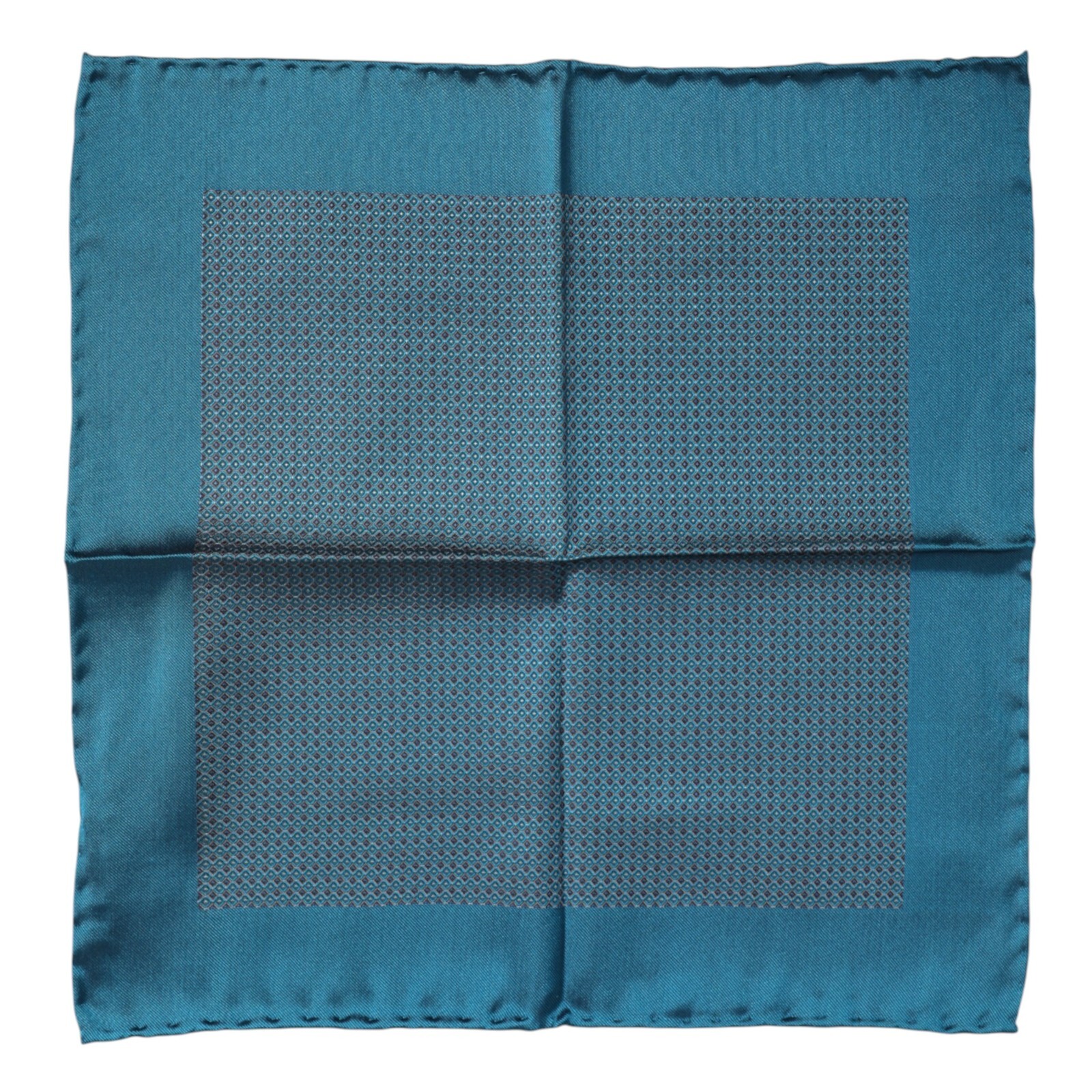 Шарф DOLCE - GABBANA сине-зеленый шелковый квадратный мужской платок 33 см x 315 см 140 долларов США 14590₽