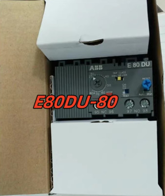 1Pcs New electronic overload relay E80DU-80 27-80A | eBay