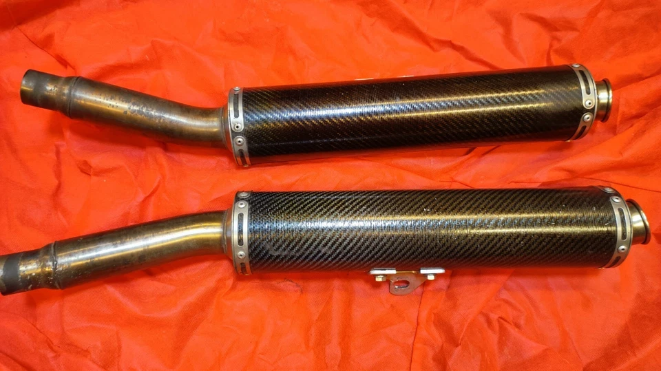 Silencieux Silmotor En Carbone Pour Ducati Ssie 800 900 1000 - Photo 2/4