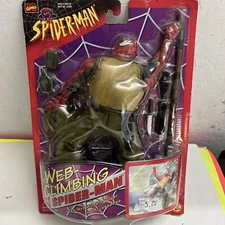 Web-Climbing Spider-Man 10" Posable Action Figure w/ Climbing Gear