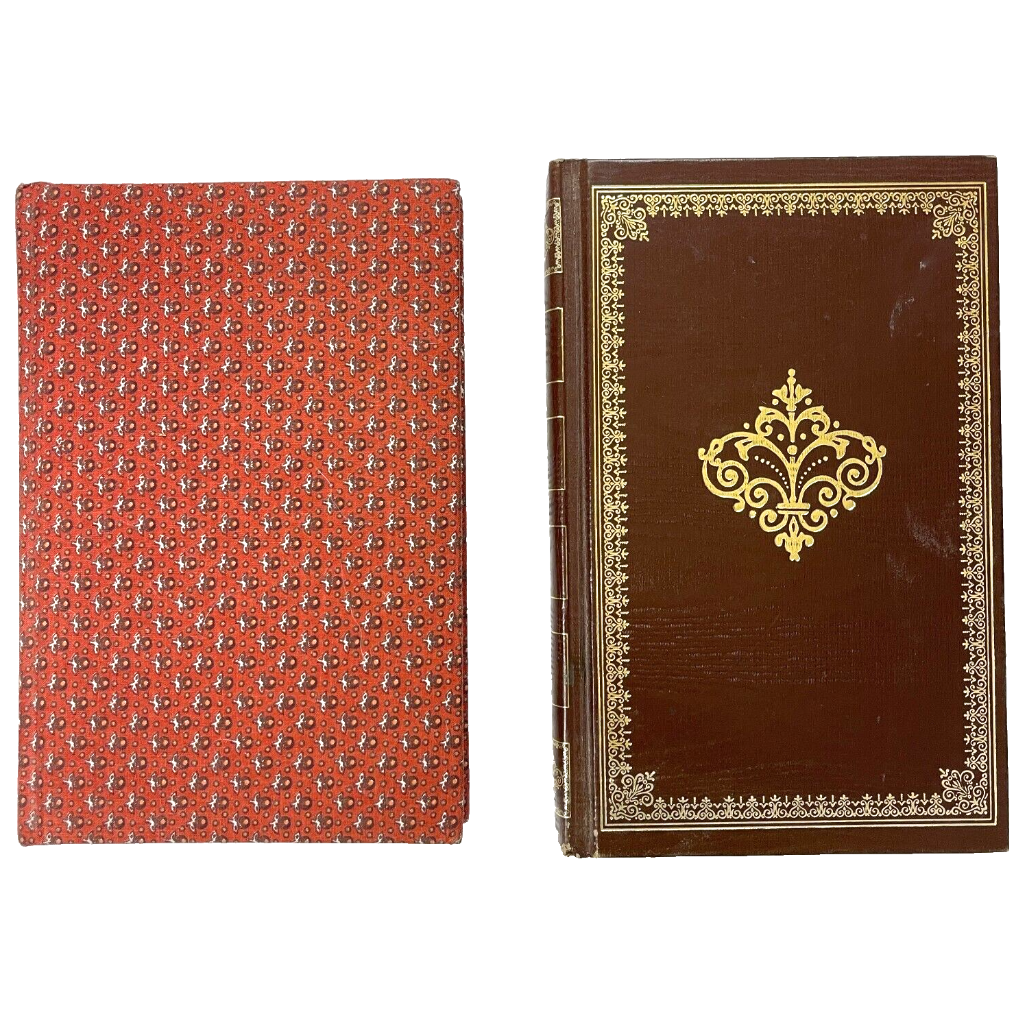 Anything Book 2 Vtg Hardcover Blank Journal Lot Diary Ruled &  Uh-Ruled 1980s