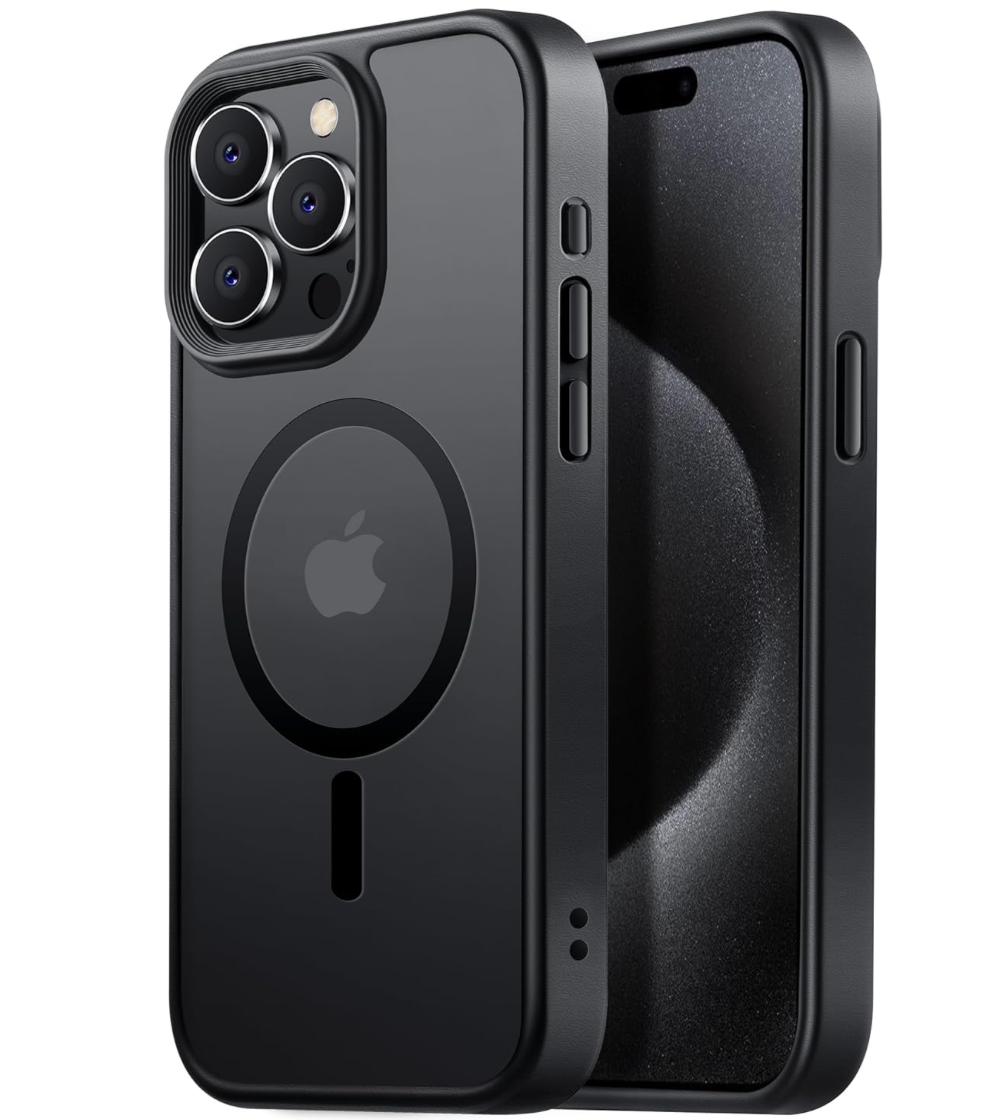 iPhone 15 Pro Max case Fits MagSafe 10FT Drop Resistant Matte Skin Feeling Shock