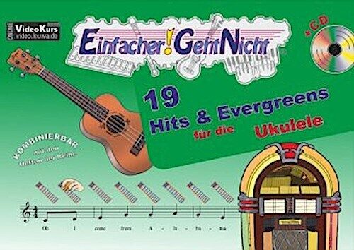 Einfacher!-Geht-Nicht: 19 Hits & Evergreens - für die Ukulele mit CD Anton  ... - Zdjęcie 1 z 5
