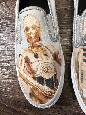Men’s Sperry Star Wars Droid SIZE 9 STAR WARS Sperry Shoes C3PO R2D2 Droid Cloud Slip On Sneaker  main image 3
