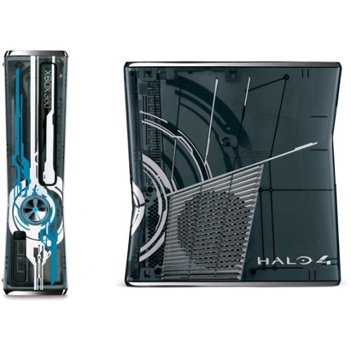 Microsoft Xbox 360 Halo 4 Limited Edition 320GB Blue & Black Console ...