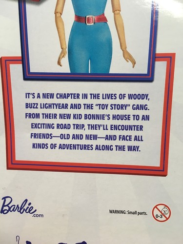 Mattel GFL78 Disney Pixar Toy Story 4 Barbie Doll Retired - Picture 12 of 12