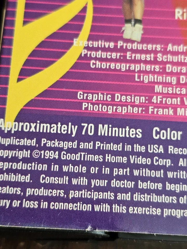 Richard Simmons Lot of 3 VHS Sweatin to the Oldies 3, Disco Sweat Deal Your Way  - Image 4 of 4