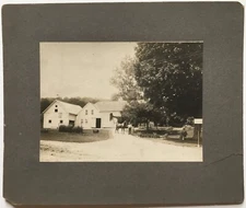 Antique Original Cabinet Photograph Rural America Country Farm House Barn Horse