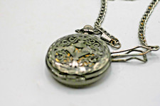 Vintage Roman Numberals Auto Mechanical Steampunk Skeleton Pocket Watch