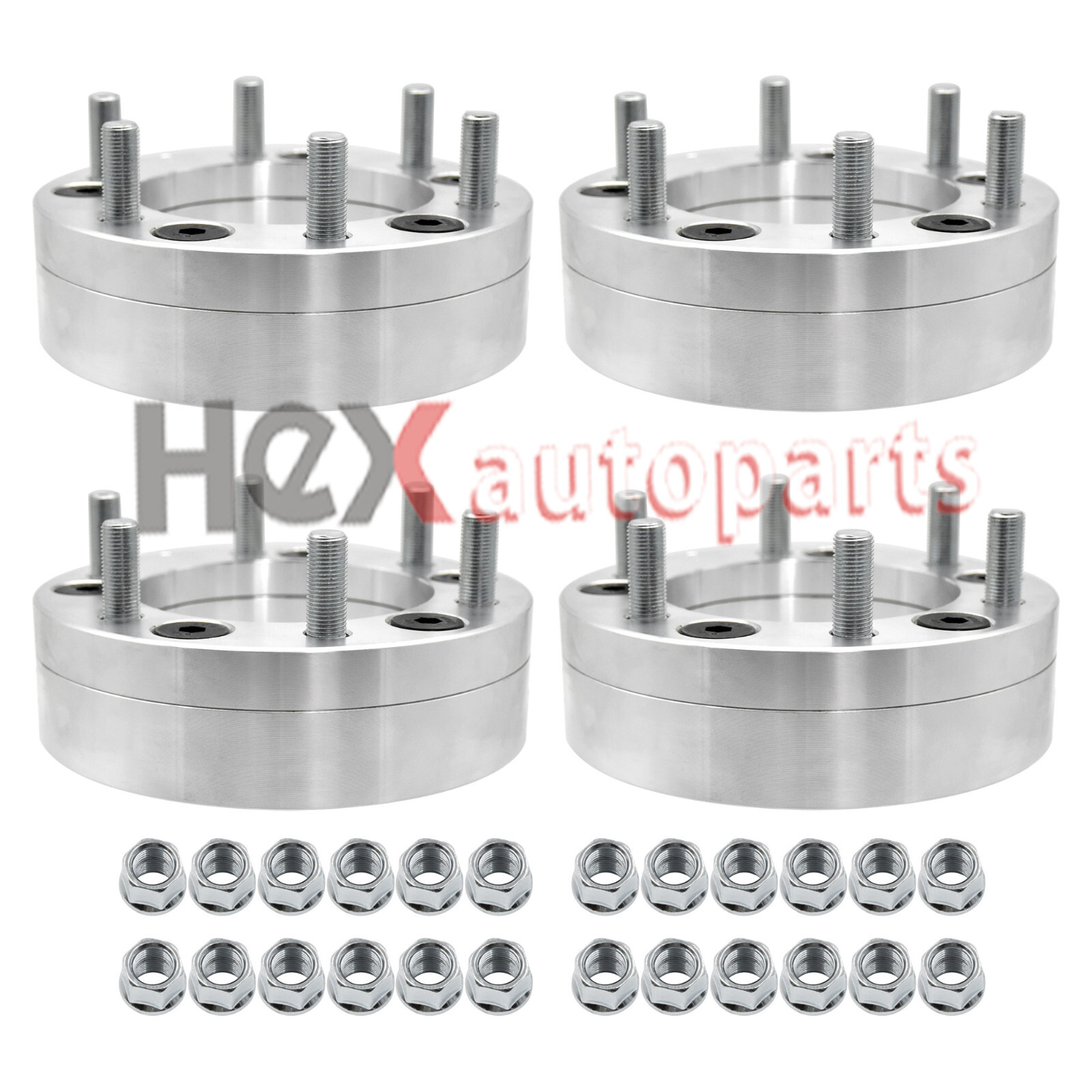 4x 5x5.5 to 6x5.5 Wheel Adapters 2" 5x139.7 Hub to 6x139.7 Wheel for