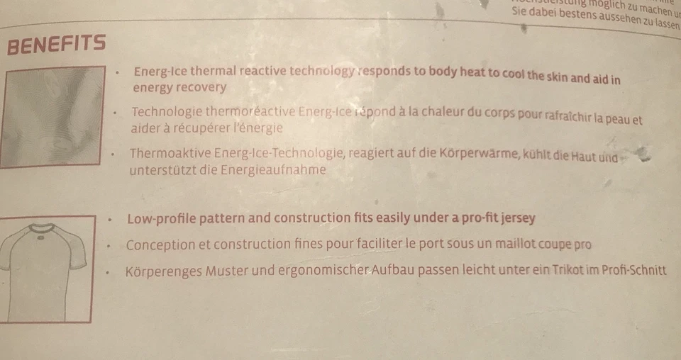 NEW Sugoi RS Short sleeve Base Layer XXL-ask about Other Sizes and sleeveless - Image 4 of 4