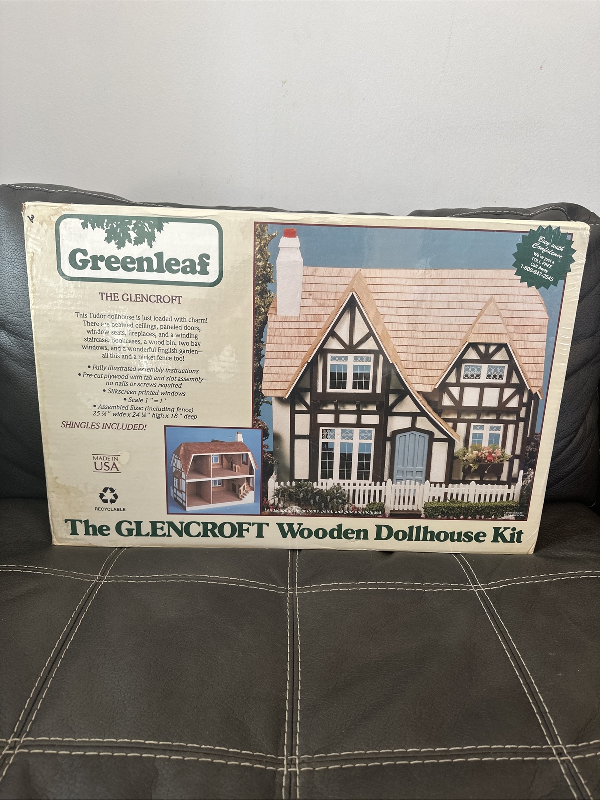 Greenleaf Glencroft 1983 Wooden Dollhouse Kit 8001 Boxed New/Sealed eBay