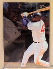 1996 Flair SILVER SPECKLE #29 Mo Vaughn Red Sox RARE GOLD LETTER PARALLEL