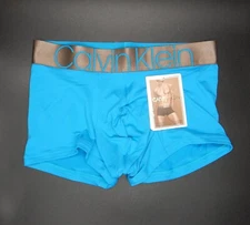 Calvin Klein Men's Icon Microfiber Low Rise Trunk Size L XL Blue - NWT! 444