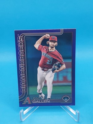 Zac Gallen 2025 Topps Series 2 #448 Purple Foil - 191/250 -Arizona