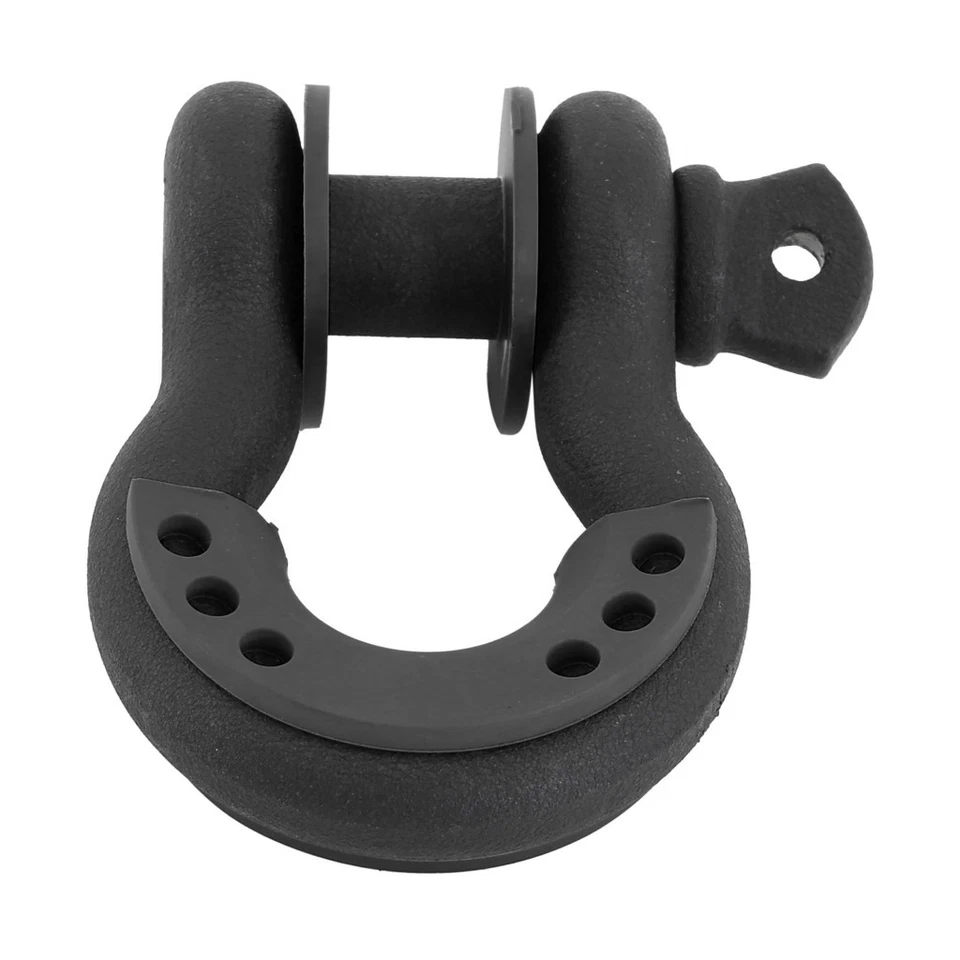 Anillo en D de parachoques para Saab 9-7x 2005 06 07 08 2009 | negro | acero | con aisladores Foto 2 de 4