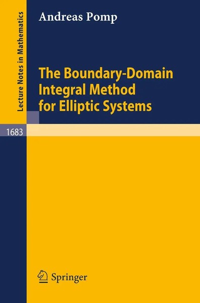 Andreas Pomp | The Boundary-Domain Integral Method For Elliptic Systems | Buch-image