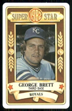 1982 Perma-Graphics Super Star Credit Cards #150-SS8219 George Brett