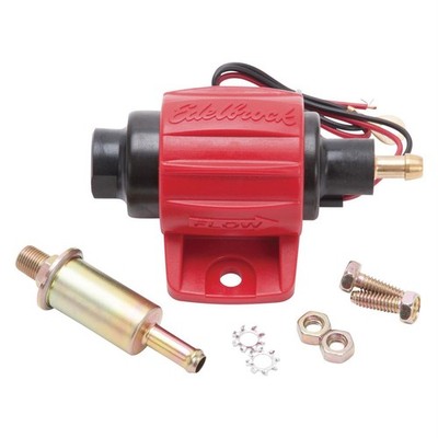 Edelbrock 17301 Universal Micro Electric Fuel Pump 38 GPH Gas Replacement