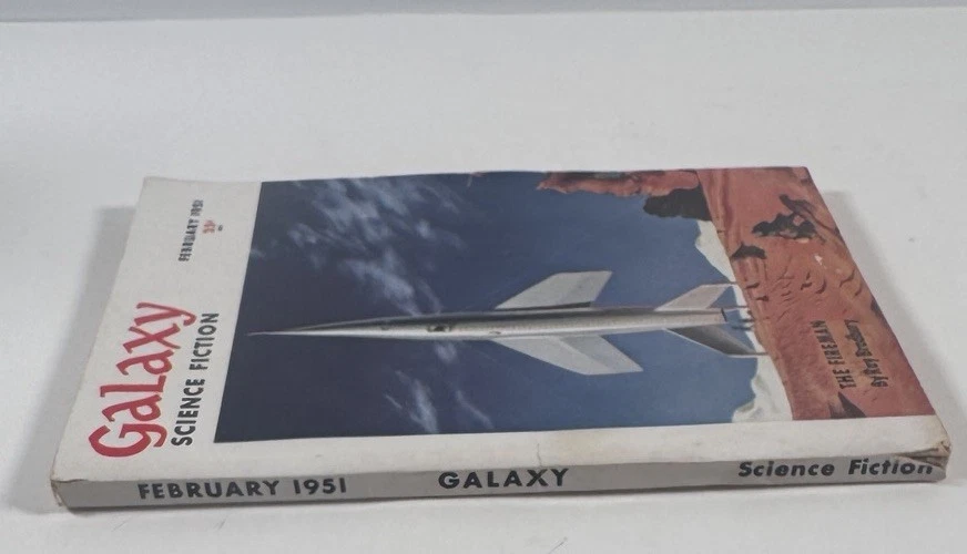 THE FIREMAN RAY BRADBURY GALAXY ASIMOV SCI-FI FAHRENHEIT 451 February 1951 Foto 2 de 4