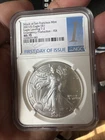 2021(S) TY 2 EMERGENCY FDI $1 AMERICAN SILVER EAGLE NGC MS 70 FIRST DAY OF ISSUE